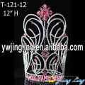 Gros strass gros flocon de neige rose Pageant Couronne